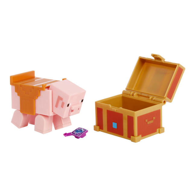 Фігурки персонажів - Фігурка Minecraft Dungeons Свиня-скарбничка (GNC23/GNC29)#3