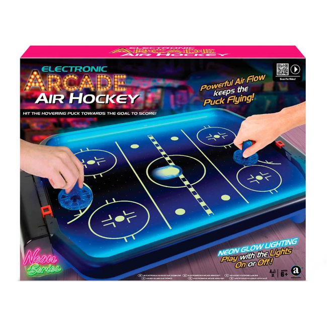 Спортивні настільні ігри - Електронна гра Merchant ambassador Аерохокей з неоновою підсвіткою (GA1902)#2