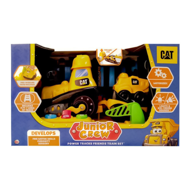 Залізниці та потяги - Іграшкова залізниця CAT Junior Crew Друзі (82489)#3