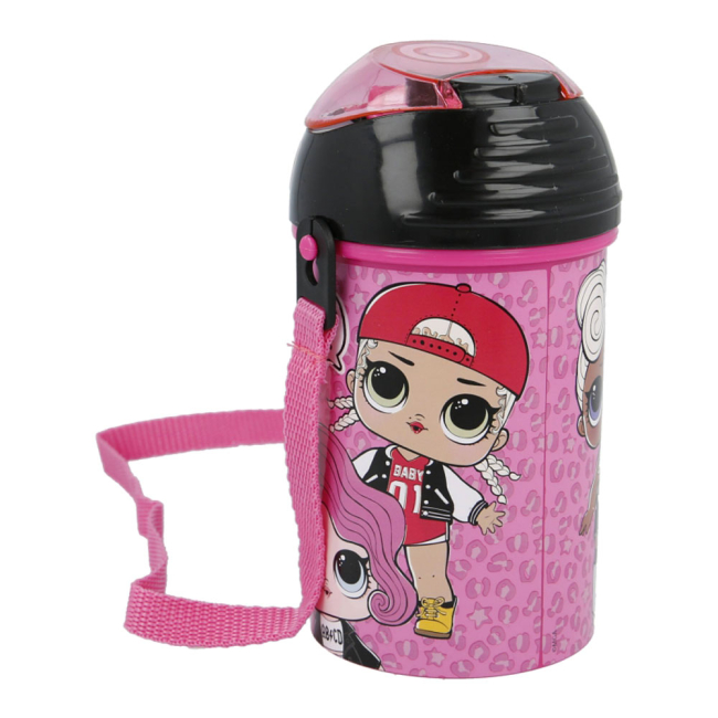 Бутылки для воды - Бутылка Stor LOL Surprise Rock on с ремешком 450 мл пластиковая (Stor-16869)#2