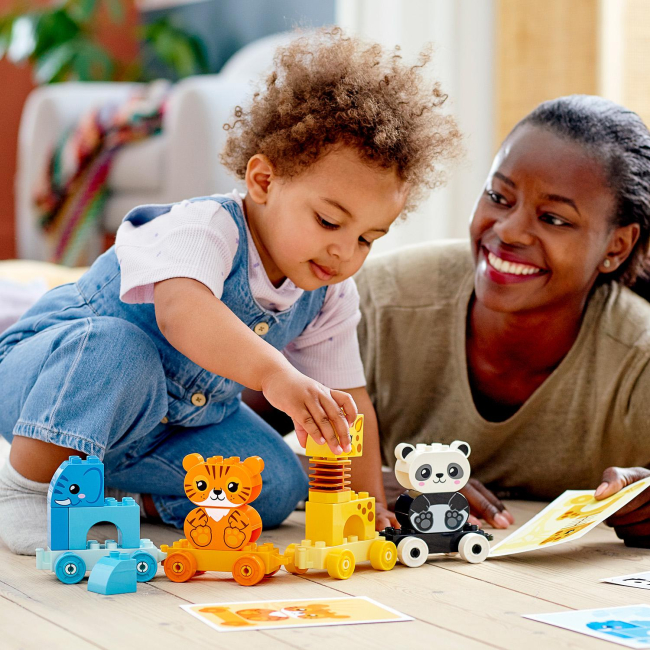 Конструкторы LEGO - Конструктор LEGO DUPLO Мой первый поезд для зверей (10955)#7