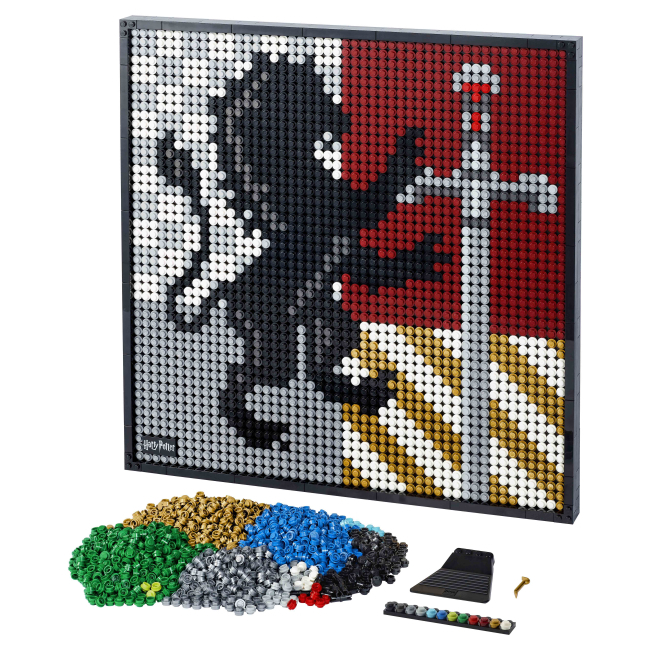 Мозаїка - Конструктор LEGO Art Гаррі Поттер Герби Гоґвортса (31201)#2