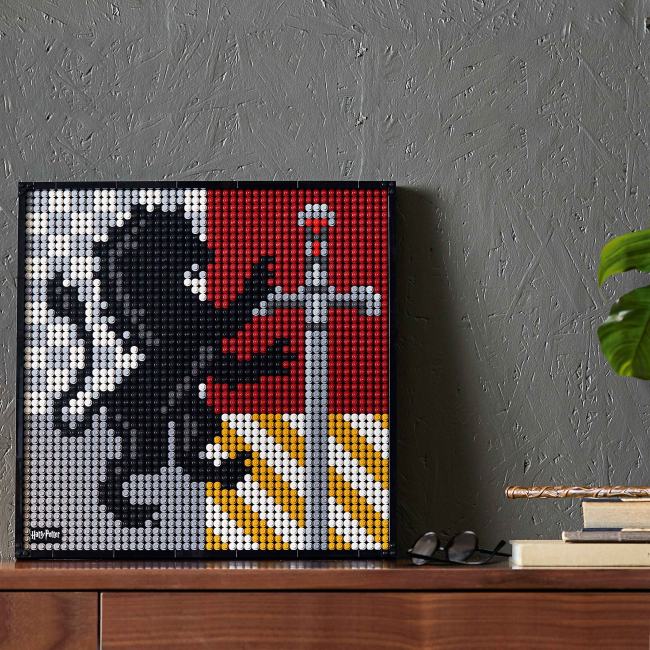 Мозаїка - Конструктор LEGO Art Гаррі Поттер Герби Гоґвортса (31201)#5