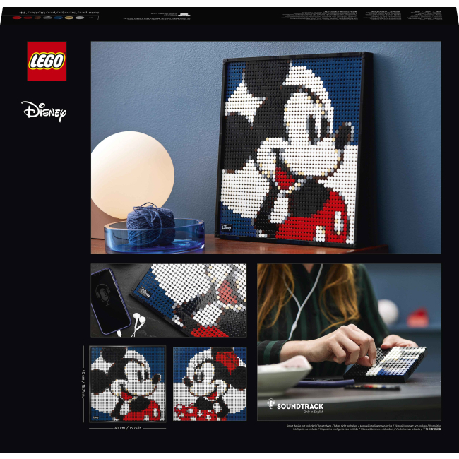 Мозаїка - Конструктор LEGO Art Діснеївський Міккі Маус (31202)#3
