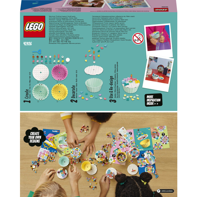 Наборы для творчества - Конструктор LEGO DOTS Креативный набор для праздника (41926)#3