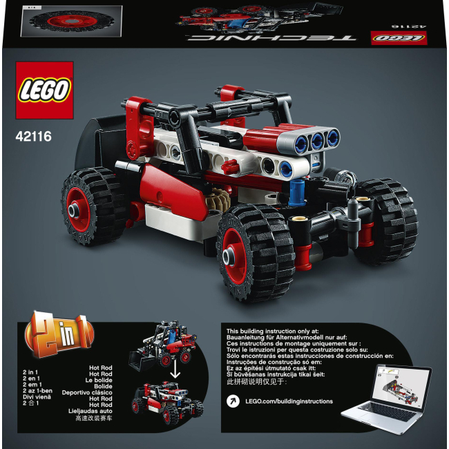 Конструктори LEGO - Конструктор LEGO Technic Міні-навантажувач (42116)#4