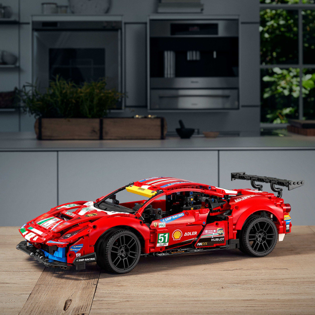 Конструкторы LEGO - Конструктор LEGO Technic Ferrari 488 GTE «AF Corse #51» (42125)#7