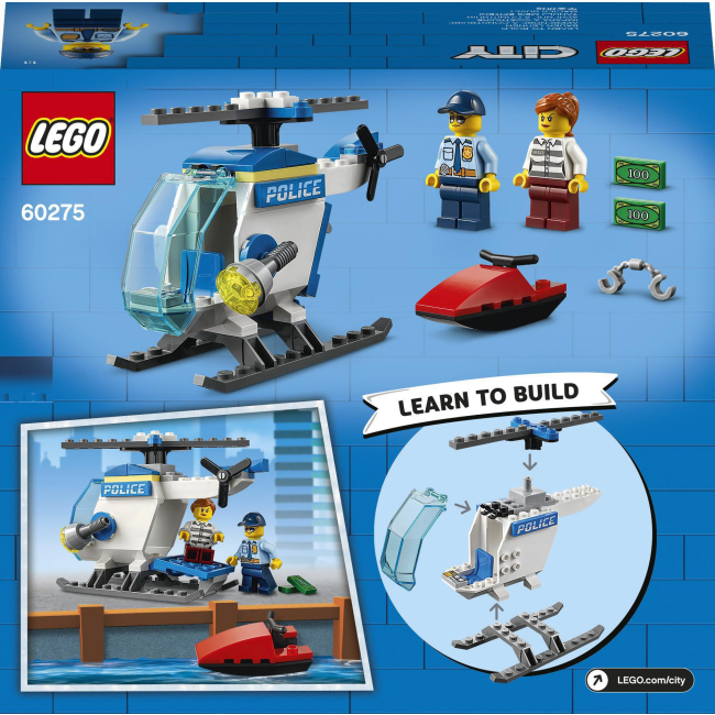 Конструктор LEGO City Полицейский вертолет (60275)#5