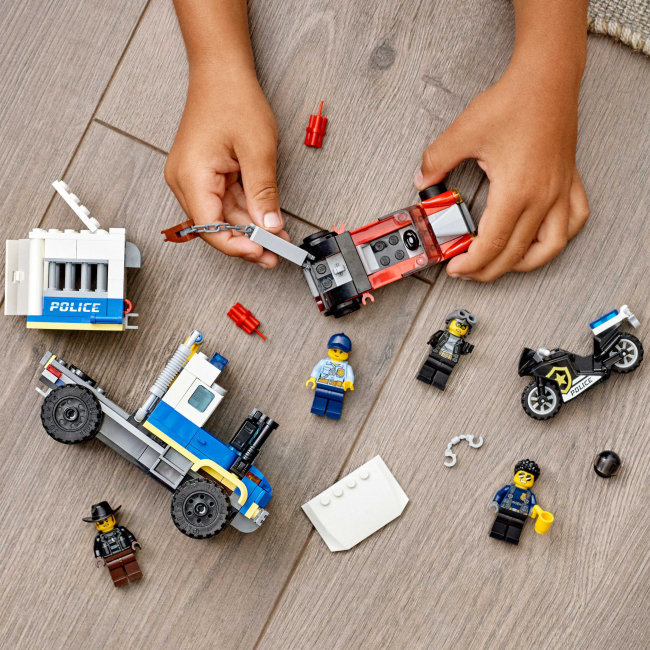 Конструктори LEGO - Конструктор LEGO City Поліцейська машина для перевезення в'язнів (60276)#9