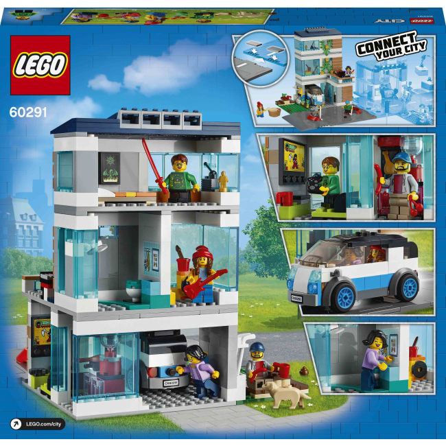Конструктори LEGO - Конструктор LEGO City Сучасний сімейний будинок (60291)#6
