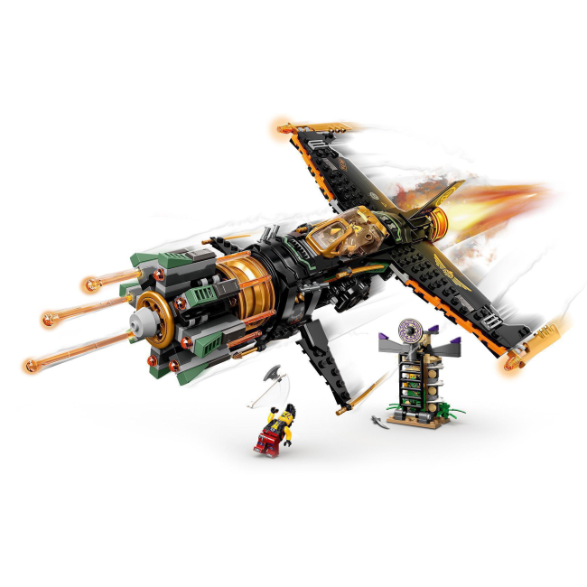 Конструкторы LEGO - Конструктор LEGO NINJAGO Скорострельный истребитель Коула (71736)#4
