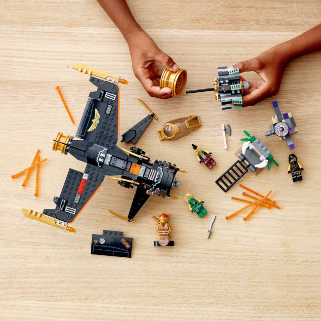Конструкторы LEGO - Конструктор LEGO NINJAGO Скорострельный истребитель Коула (71736)#9