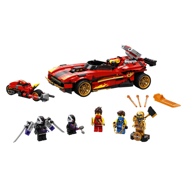 Конструктори LEGO - Конструктор LEGO NINJAGO Переслідувач ніндзя X-1 (71737)#2