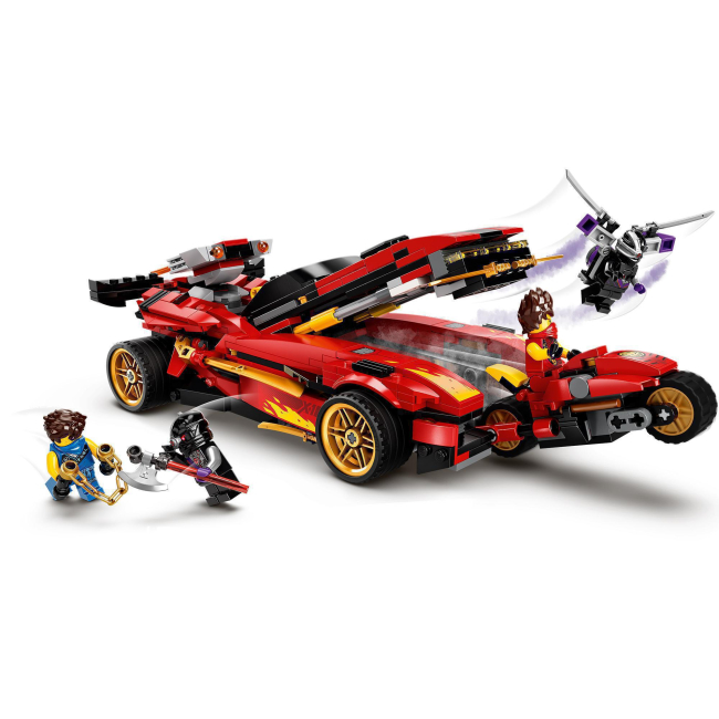 Конструктори LEGO - Конструктор LEGO NINJAGO Переслідувач ніндзя X-1 (71737)#3