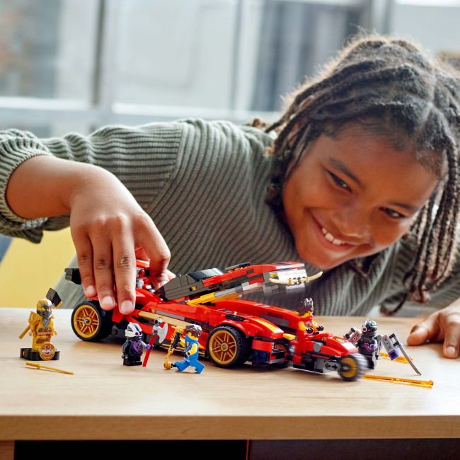 Конструктори LEGO - Конструктор LEGO NINJAGO Переслідувач ніндзя X-1 (71737)#7