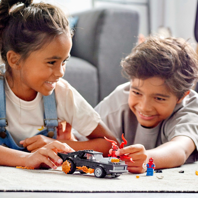 Конструкторы LEGO - Конструктор LEGO Super Heroes Marvel Spider-Man Человек-Паук и Призрачный Гонщик против Карнажа (76173)#8