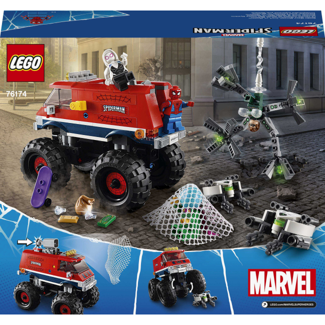 Конструкторы LEGO - Конструктор LEGO Super Heroes Marvel Spider-Man Монстр-трак Человека-Паука против Мистерио (76174)#7