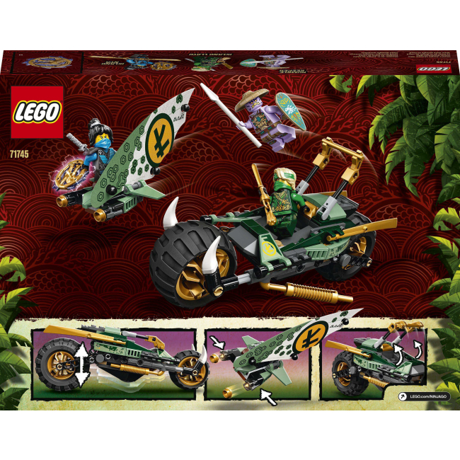 Конструктори LEGO - Конструктор LEGO NINJAGO Мотоцикл для джунглів Ллойда (71745)#5