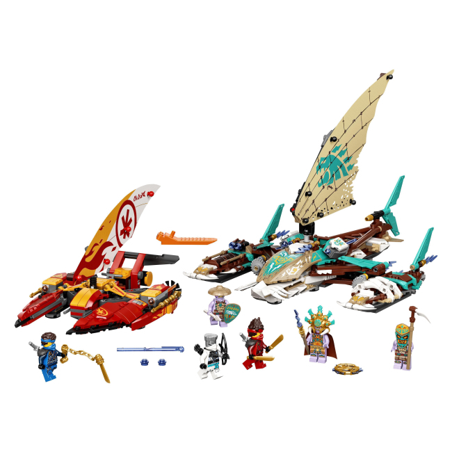 Конструкторы LEGO - Конструктор LEGO NINJAGO Морская битва на катамаране (71748)#2