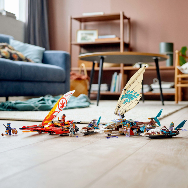 Конструкторы LEGO - Конструктор LEGO NINJAGO Морская битва на катамаране (71748)#6