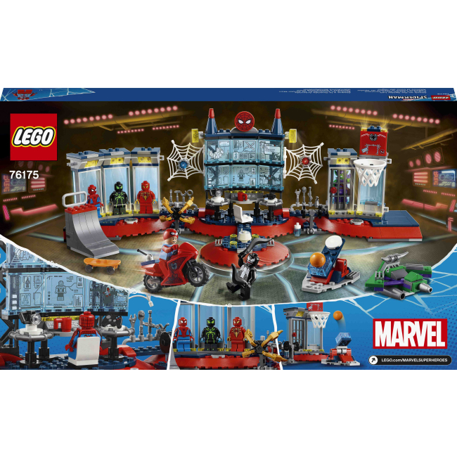Конструктори LEGO - Конструктор LEGO  Super Heroes Marvel Spider-Man Напад на лігво Павука (76175)#5