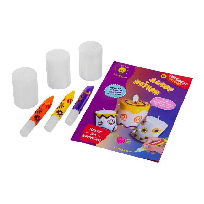 Набори для творчості - Набір для творчості Paulinda Light up with pleasure Декорування свічок (PL-899550)#2