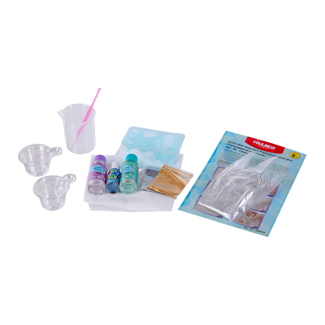 Наукові ігри, фокуси та досліди - Набір для творчості Paulinda Crystal glue Кристали (PL-199615)#2