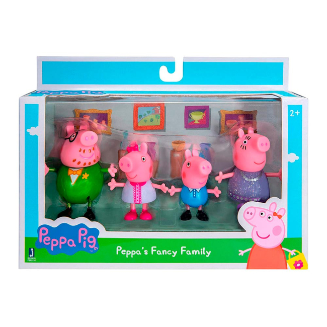 Фігурки персонажів - Набір фігурок Peppa Pig Сім'я Пеппи на святі (PEP0770)#5