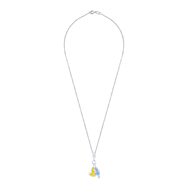 Ювелирные украшения - Кулон UmaUmi Мышонок с сыром голубой (0010000015713)#2