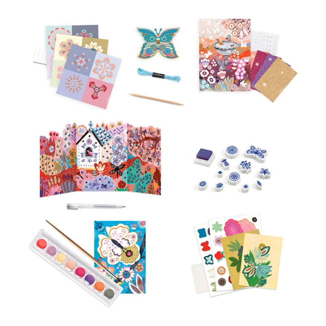 Товари для малювання - Набір для творчості DJECO Світ квітів (DJ09330)#2