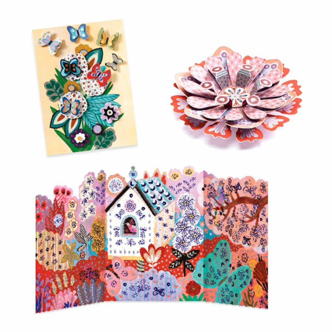 Товари для малювання - Набір для творчості DJECO Світ квітів (DJ09330)#3