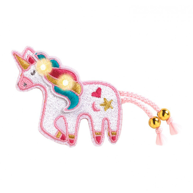 Набори для творчості - Набір для творчості DJECO Factory Брошка Милий єдиноріг зі світлодіодом (DJ09321)#2
