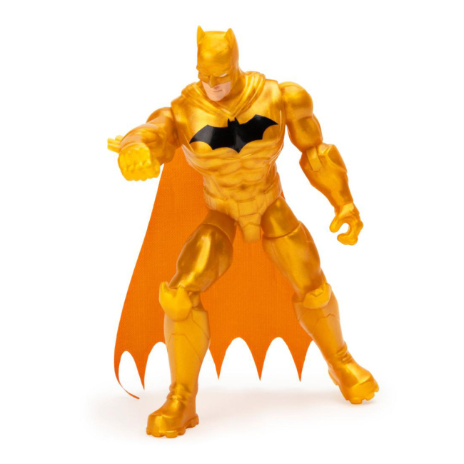 Фигурки персонажей - Фигурка Batman Бэтмен золотой 10 см со сюрпризом (6055946/6055946-3)#2