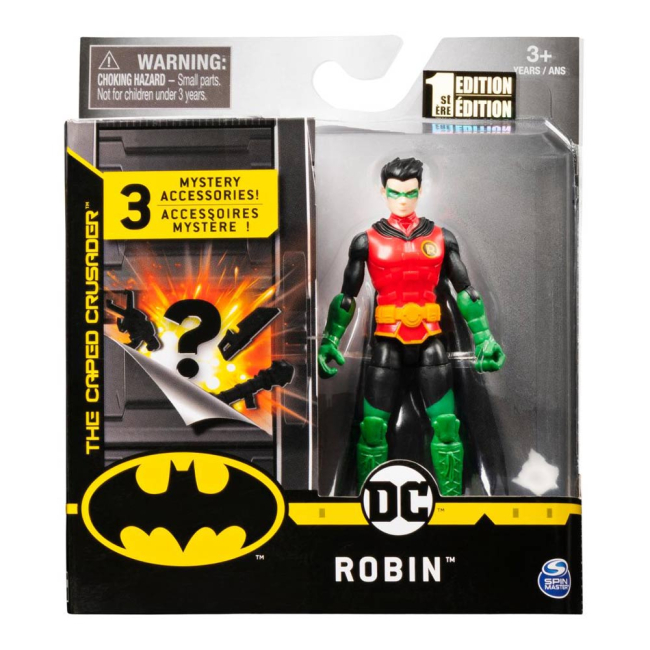 Фигурки персонажей - Фигурка Batman Робин 10 см со сюрпризом (6055946/6055946-4)#3