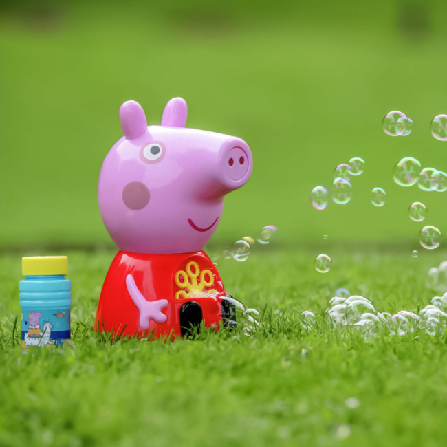 Мильні бульбашки - Генератор бульбашок Peppa Pig Бульбашкова вечірка Свинки Пеппи (1384510.00)#3