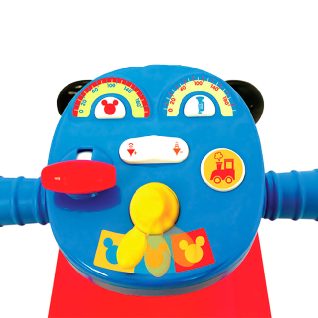 Толокари - Толокар Kiddieland Міккі Маус Паровозик-сортер з ефектами (054874)#2