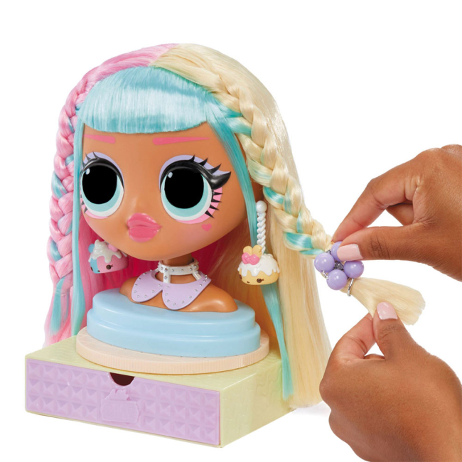 Ляльки - Лялька-манекен L.O.L. Surprise OMG Styling Head Леді Бон-Бон з аксесуарами (572008)#4