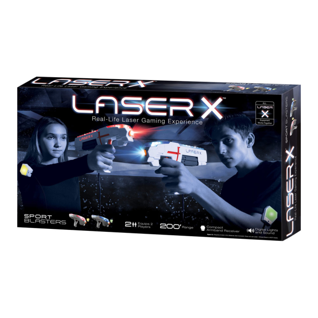 Лазерна зброя - Набір для лазерних боїв Laser X Sport для двох гравців (88842)#2