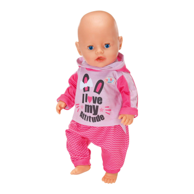 Одежда и аксессуары - Одежда для пупса Baby born Спортивный костюм розовый (830109-1)#3