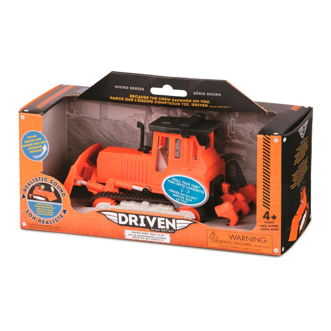 Транспорт і спецтехніка - Машинка Driven Micro Бульдозер (WH1012Z)#2