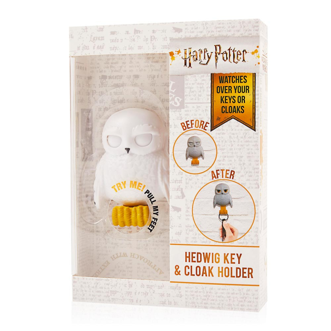 Фігурки персонажів - Настінна ключниця Wizarding World Гедвіґа насторожі (WW-1154)#4