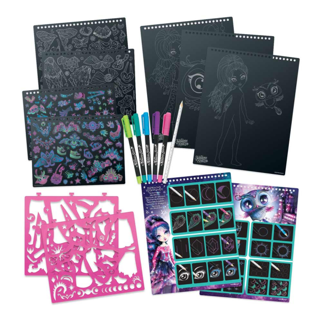 Товари для малювання - Набір для творчості Nebulous stars Скетчбук креативний Екліпсія (707584)#2