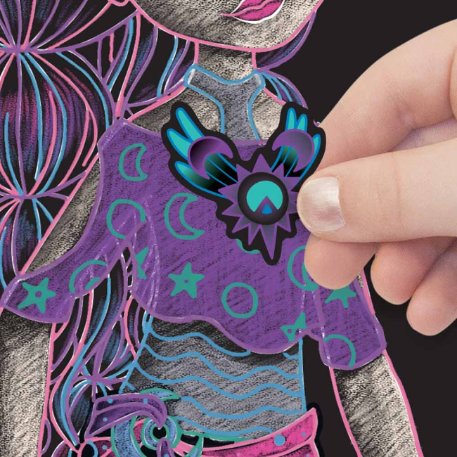 Товари для малювання - Набір для творчості Nebulous stars Скетчбук креативний Екліпсія (707584)#3