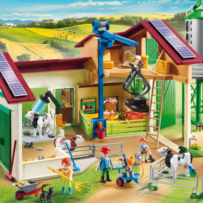 Конструкторы с уникальными деталями - Конструктор Playmobil Country Ферма с животными (70132) (6336501)#5