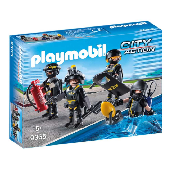 Конструктори з унікальними деталями - Конструктор Playmobil Команда спецназу (9365)#3