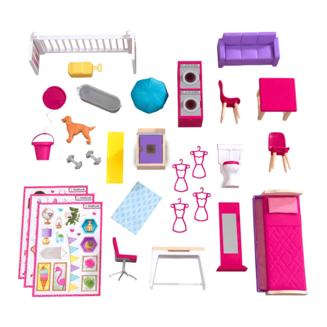 Меблі та будиночки - Ляльковий будиночок KidKraft На дереві Retreat Mansion (10108) (706943700006)#3