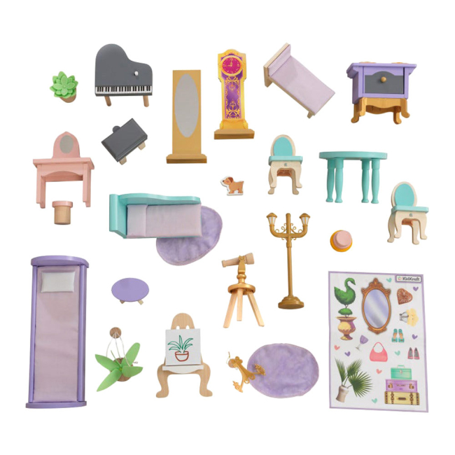 Меблі та будиночки - Ляльковий будиночок KidKraft Замок-оранжерея із ефектами (10153) (706943999837)#3