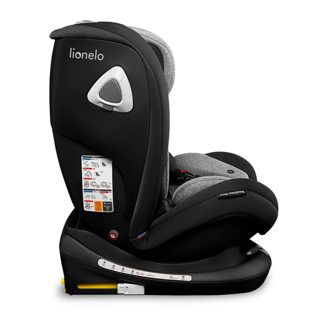 Автокрісла й аксесуари - Автокрісло Lionelo Bastiaan RWF чорне 0-36 кг (5902581658371)#4