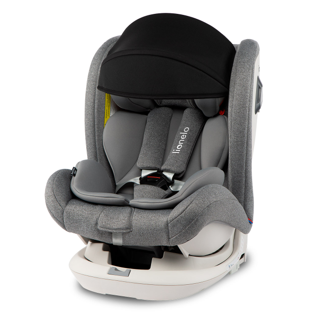Автокрісла й аксесуари - Автокрісло Lionelo Bastiaan RWF сіре 0-36 кг (5902581658364)#3