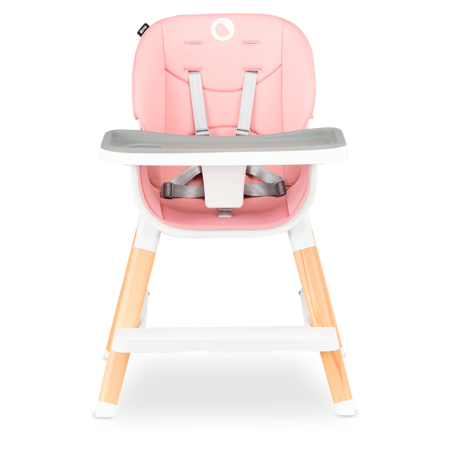 Товары по уходу - Стульчик для кормления Lionelo Mona 4 в 1 розовый (5902581659118)#3